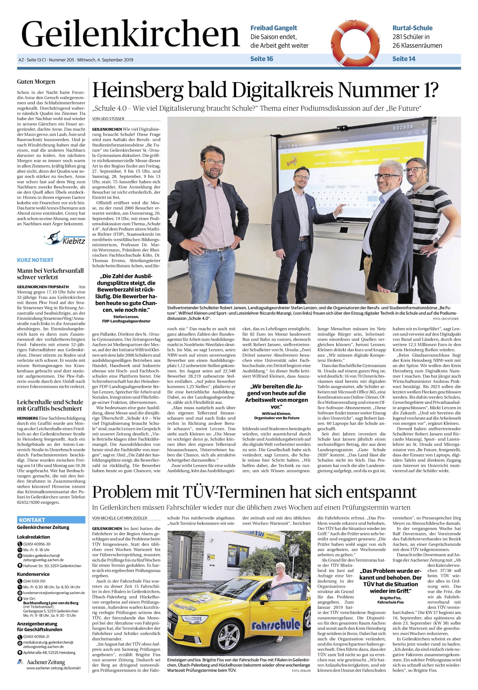 Geilenkirchener Zeitung 04.09.2019