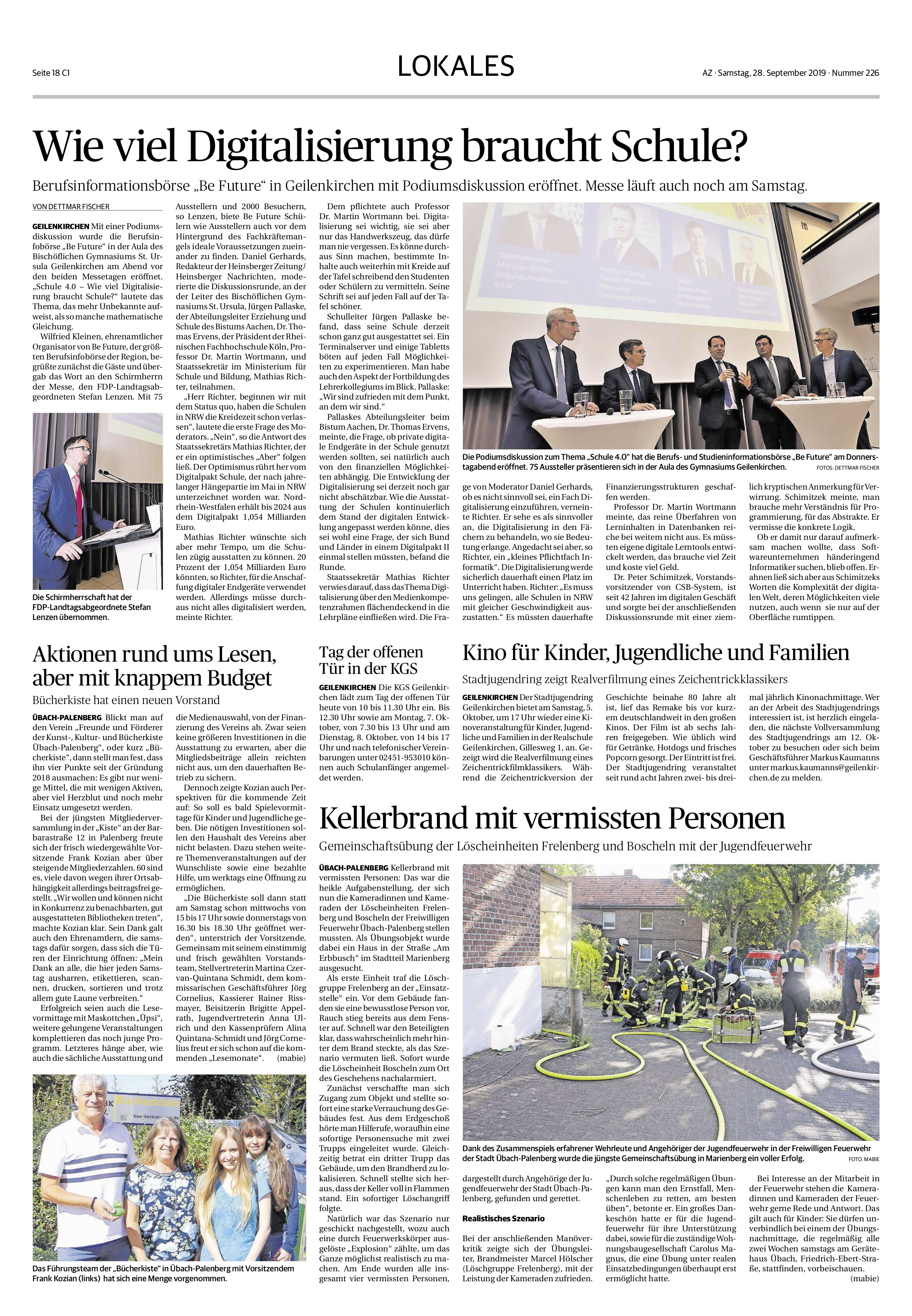 Geilenkirchener Zeitung 28.09.2019